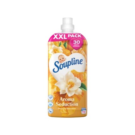 Soupline Aroma Freshness Concentrated Fabric Softener Vanilla & Mushroom 1700 Milliliters 77 Washes