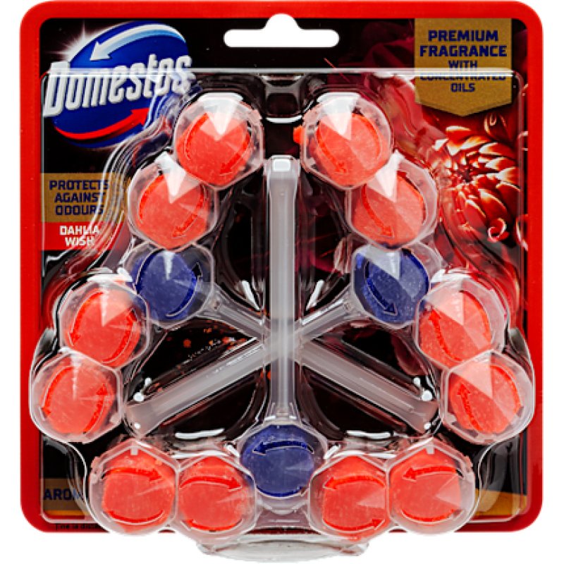 Domestos Toilet Cleaning Stick Dahlia 3x50g