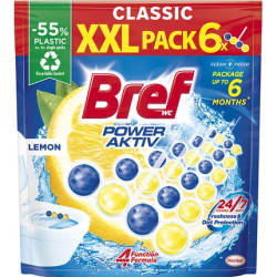 Bref Toilet Cleaner Active 50ml X 6 Lemon