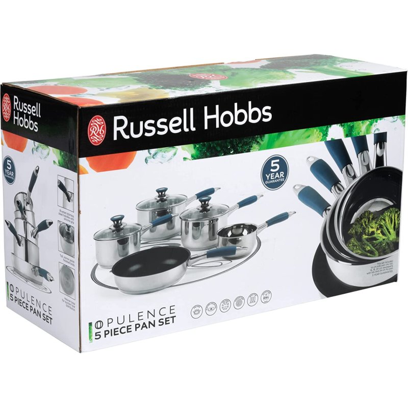 Russell Hobbs RH01179EU Opulence pan set 5pcs blue