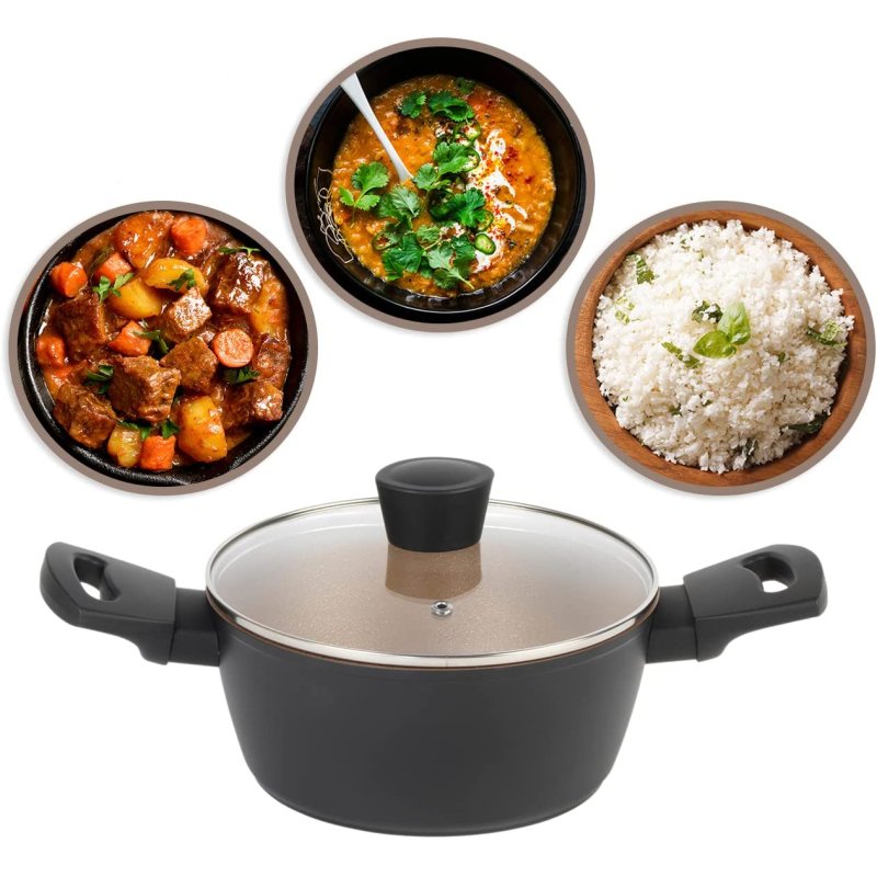 Russell Hobbs RH01669BEU7 Opulence stockpot 20cm black