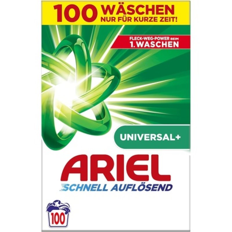 ARIEL Lessive en poudre Universal , 6 kg - 100 lavages