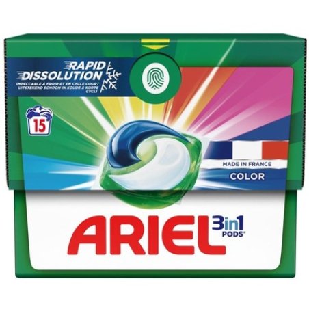 Ariel Pods Allin1 Color 15 Pieces