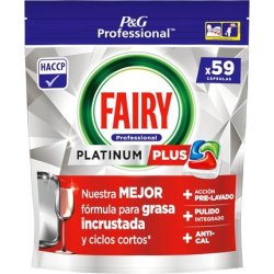 Fairy Professional Platinum Plus Dishwasher Capsules 59 Washes