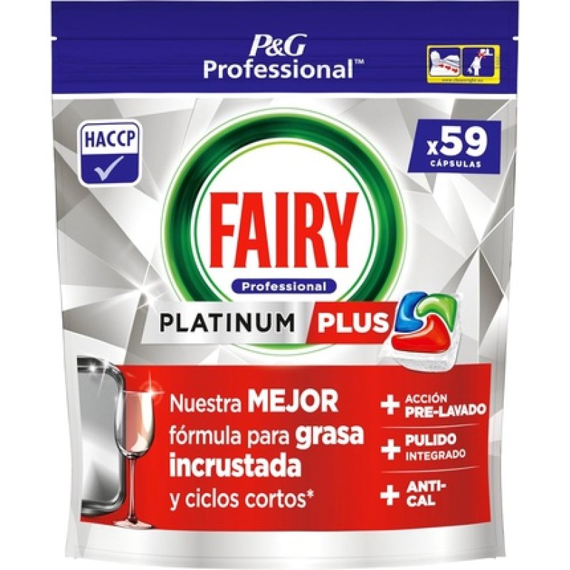 Fairy Professional Platinum Plus Dishwasher Capsules 59 Washes