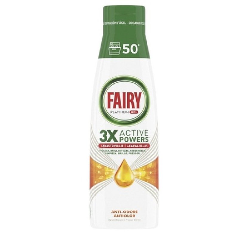 Fairy Platinum Dishwasher Gel Green 900 Ml