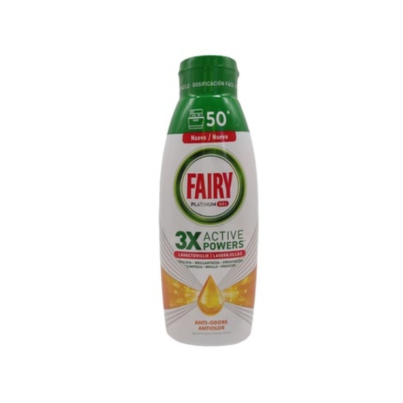 Fairy Gel Platinum 900 Ml Fresh Citrus Odor Eliminator