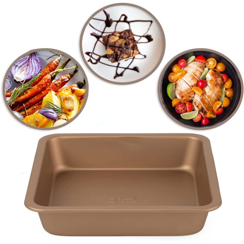 Russell Hobbs RH02148GEU7 Opulence square pan 22cm gold