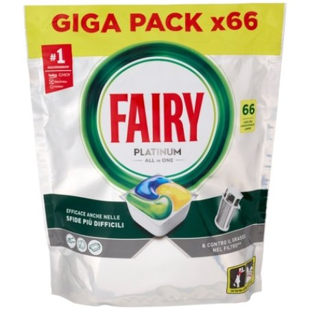 Fairy Platinum Allinone Lemon Capsules 66 Count