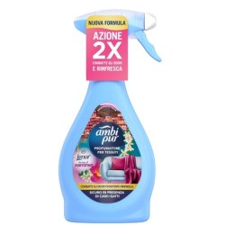 Ambi Pur Fabric Spray Portofino 385 Milliliters Freshen Your Fabrics With A Delightful Scent