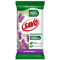 Savo Lavender Disinfecting Wipes - 30 Pieces
