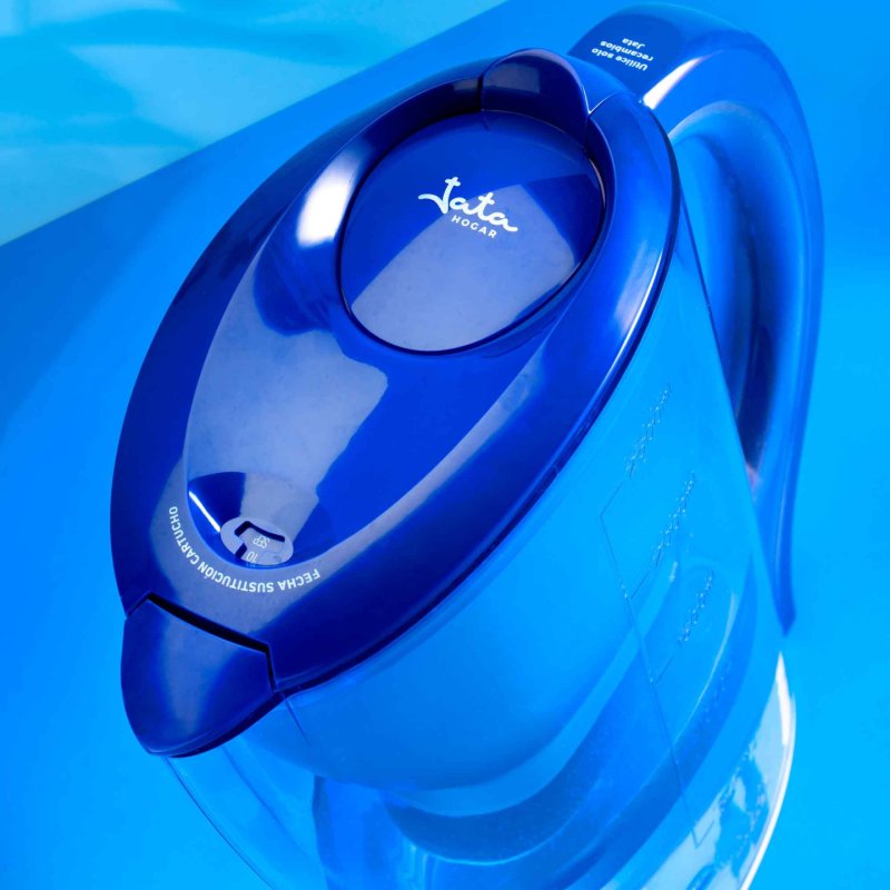 JATA HJAR1001 filtre à eau Filtre à eau pour carafe 2,5 L Bleu, Transparent