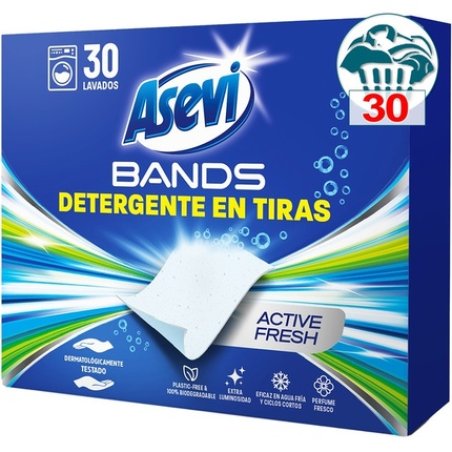 Asevi Active Fresh Concentrated Detergent Strips