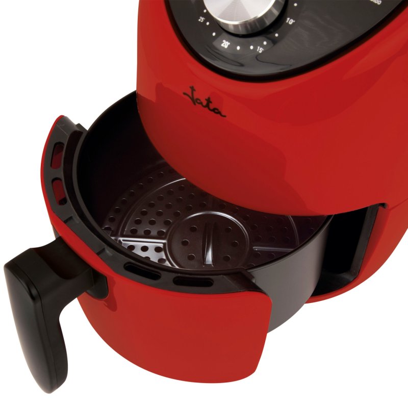 JATA JEFR1222 friteuse Unique 2 L Autonome 1000 W Friteuse d’air chaud Noir, Rouge