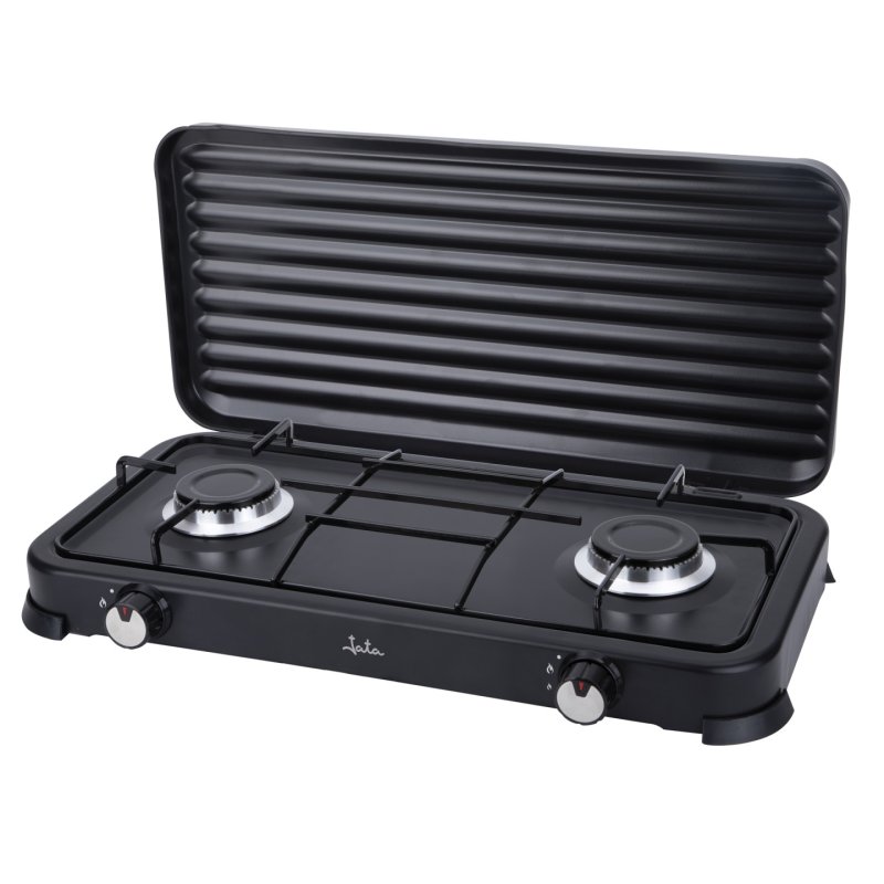 JATA JECG2702 hob Black Countertop Gas 2 zone(s)