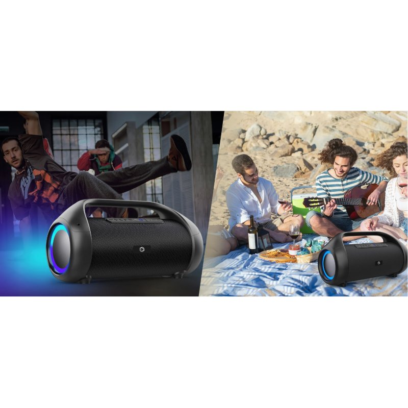 Manta SPK310 portable speaker Stereo portable speaker Black 90 W