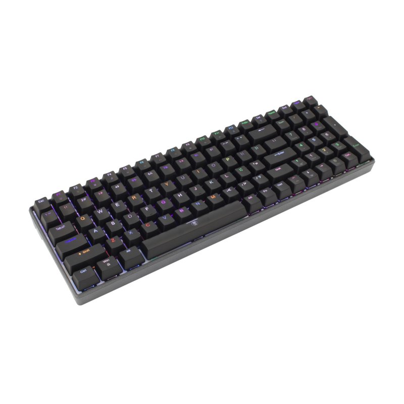 White Shark ESL-K2 KATANA clavier USB QWERTY Noir, Gris
