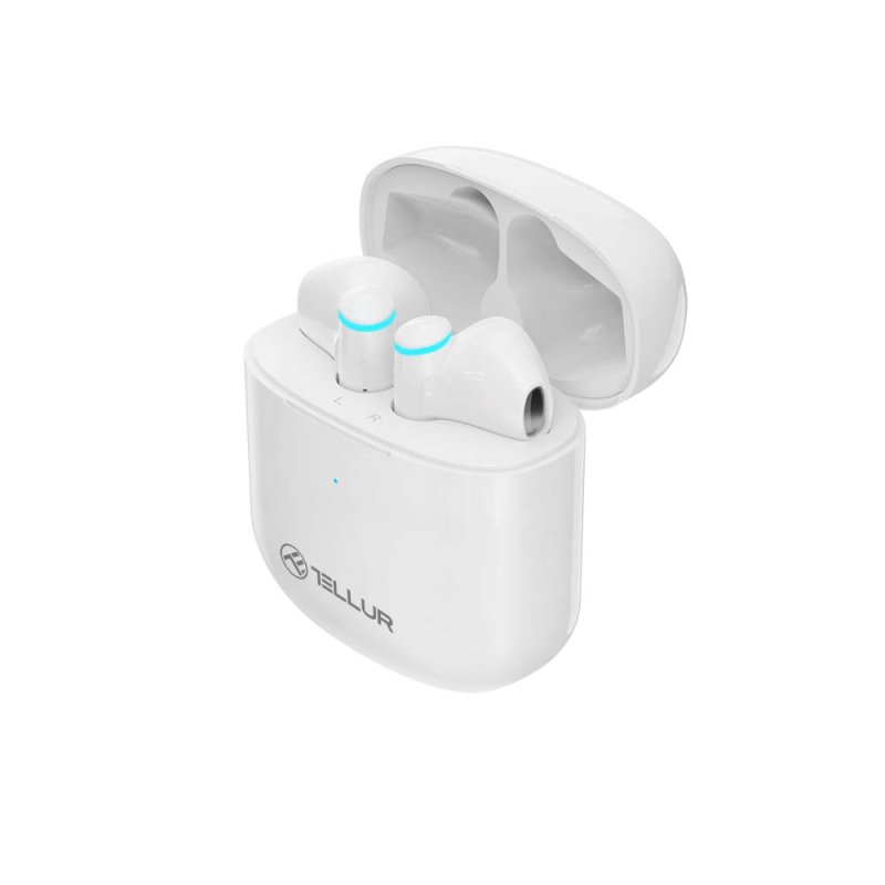 Tellur TLL511421 headphones/headset True Wireless Stereo (TWS) In-ear Calls/Music Bluetooth White