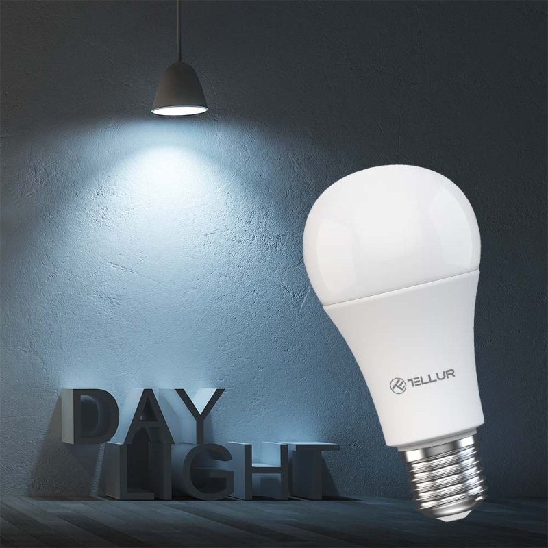 Tellur Smart WiFi Bulb E27, 9W, white/warm, dimmer