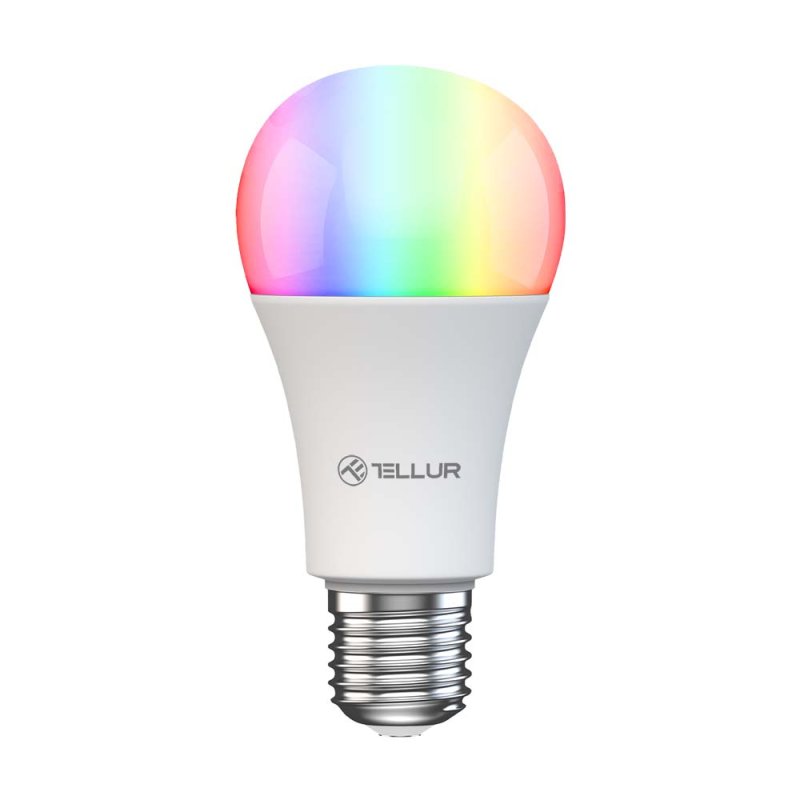 Tellur Smart WiFi Bulb E27, 9W, white/warm/RGB, dimmer