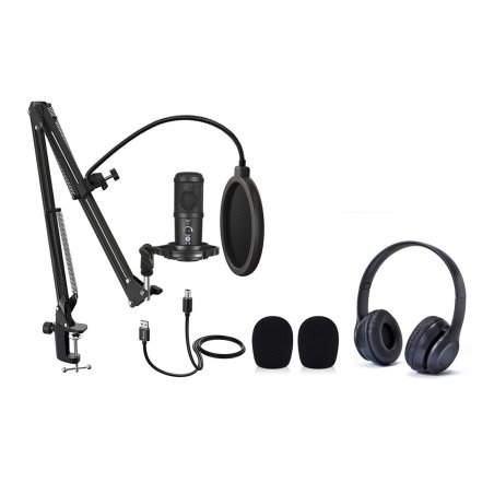 Easypix 62021 microphone Black Studio microphone