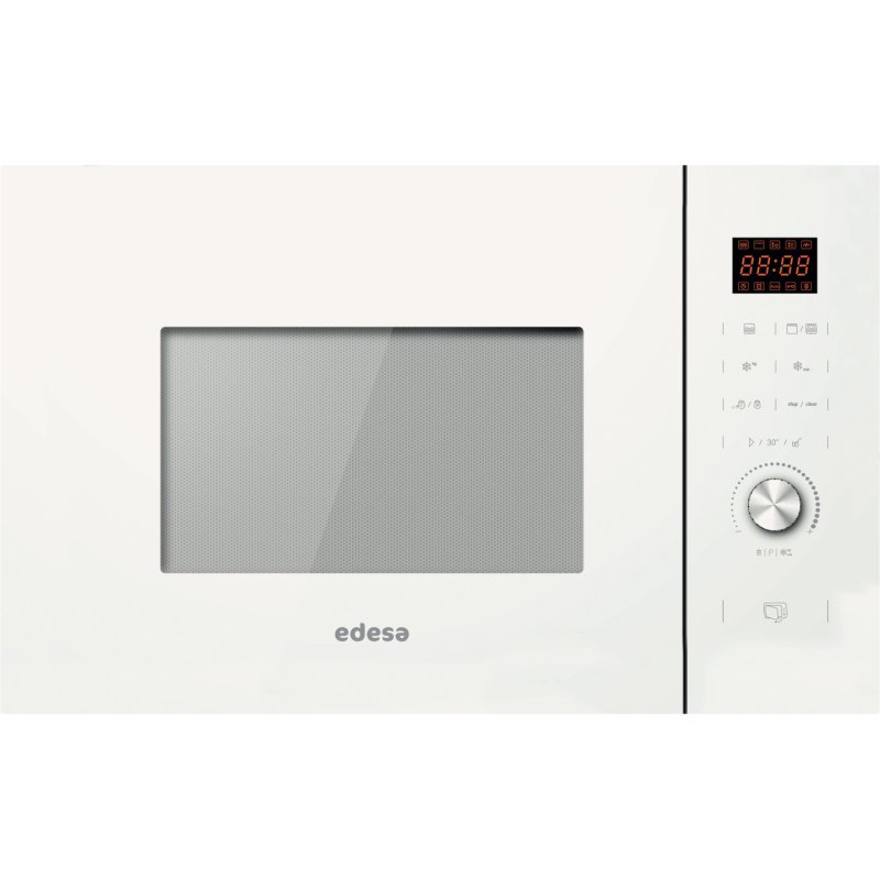 Edesa EMW-2530-IG WH Intégré Micro-ondes grill 25 L 900 W Blanc