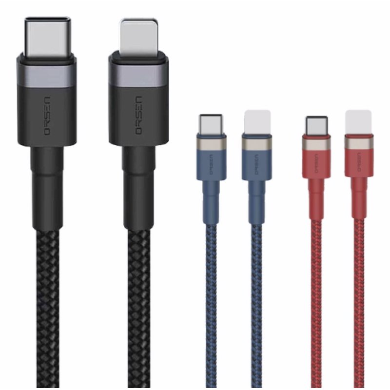 Orsen S51 Type C to Lightning 3A 1m blue