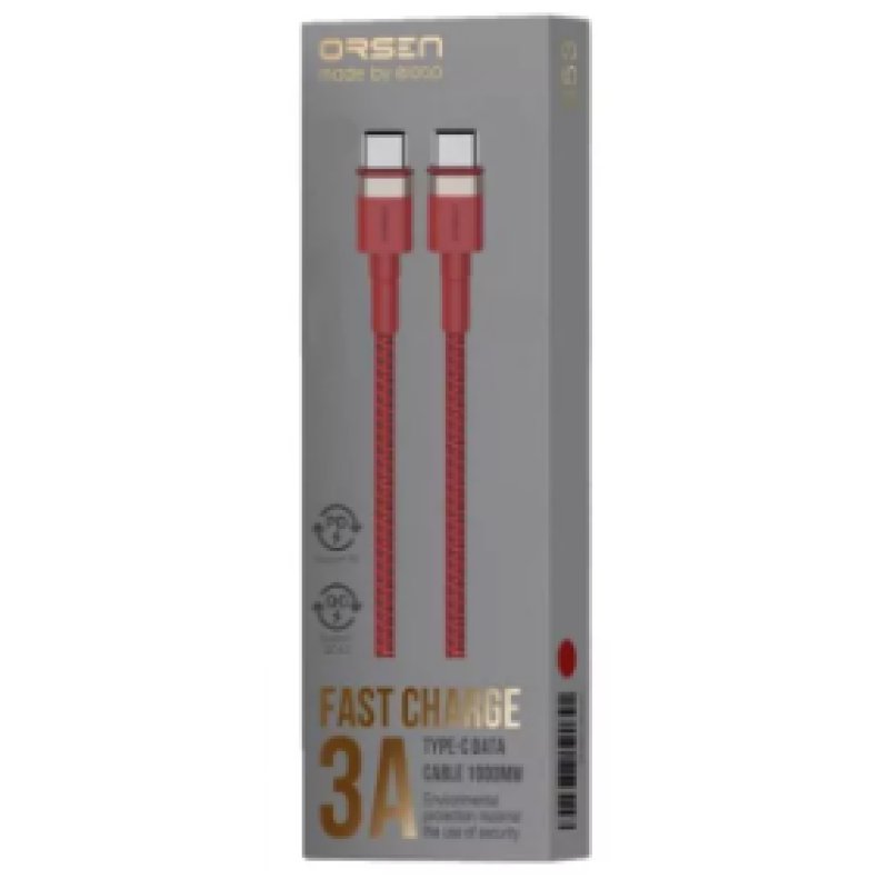 Orsen S53 Type C to Type C 3A 1m red