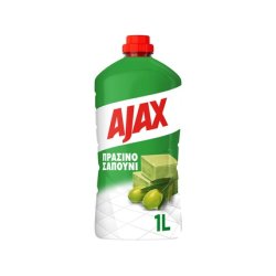 Ajax Marbles & Tiles Liquid Floor Cleaner Green Soap 1 Liter