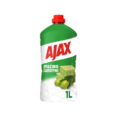 Ajax Marbles & Tiles Liquid Floor Cleaner Green Soap 1 Liter