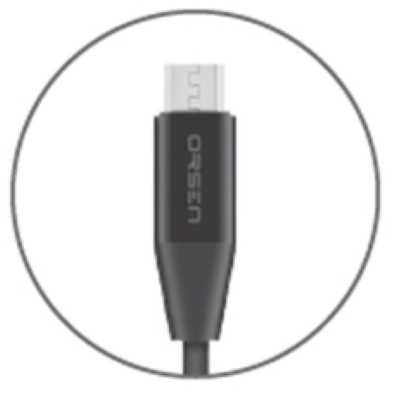 Orsen S32 Micro Data Cable 2.1A 1.2m black