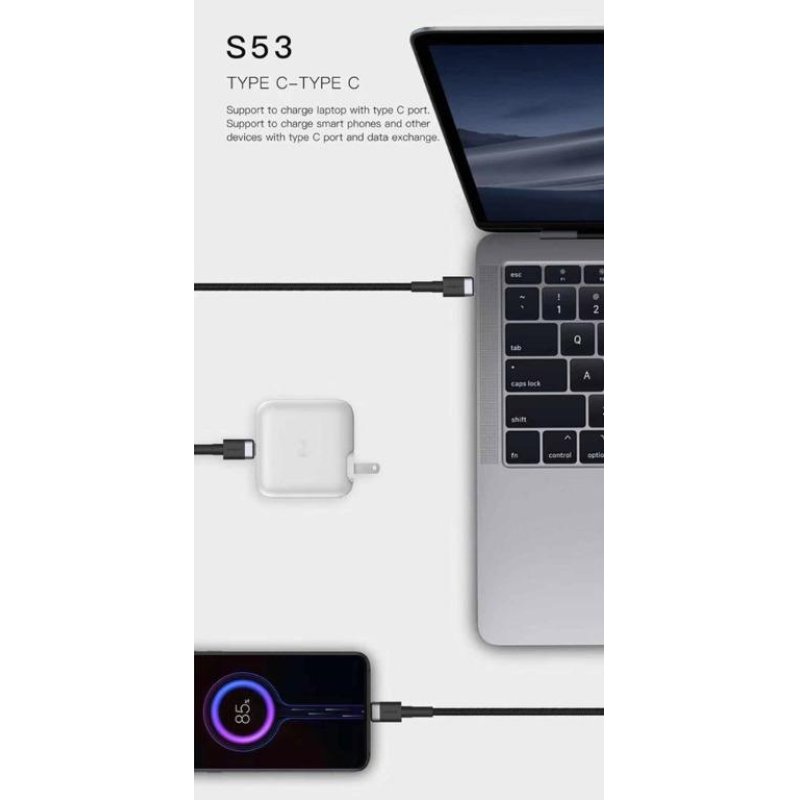 Orsen S53 Type C to Type C 3A 1m blue