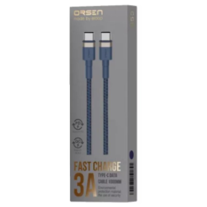 Orsen S53 Type C to Type C 3A 1m blue