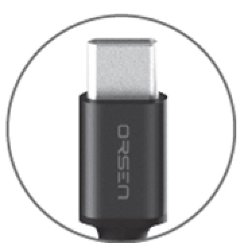 Orsen S9C USB A and Type C 2.1A 1m black
