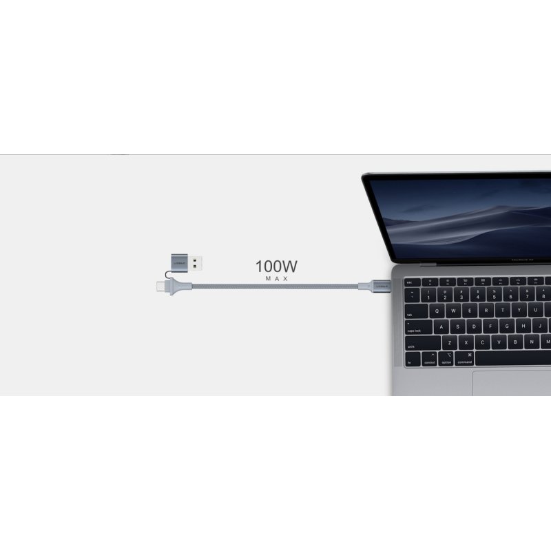 Orsen S8 2-IN-1 USB and Type-C 5A 1.5m black