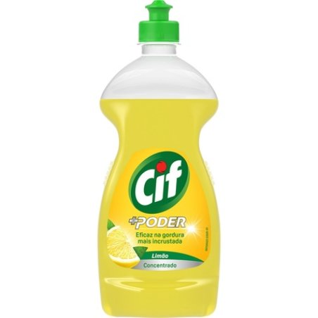 Cif Cif Lemon Power Dishwashing Liquid 600ml Bottle
