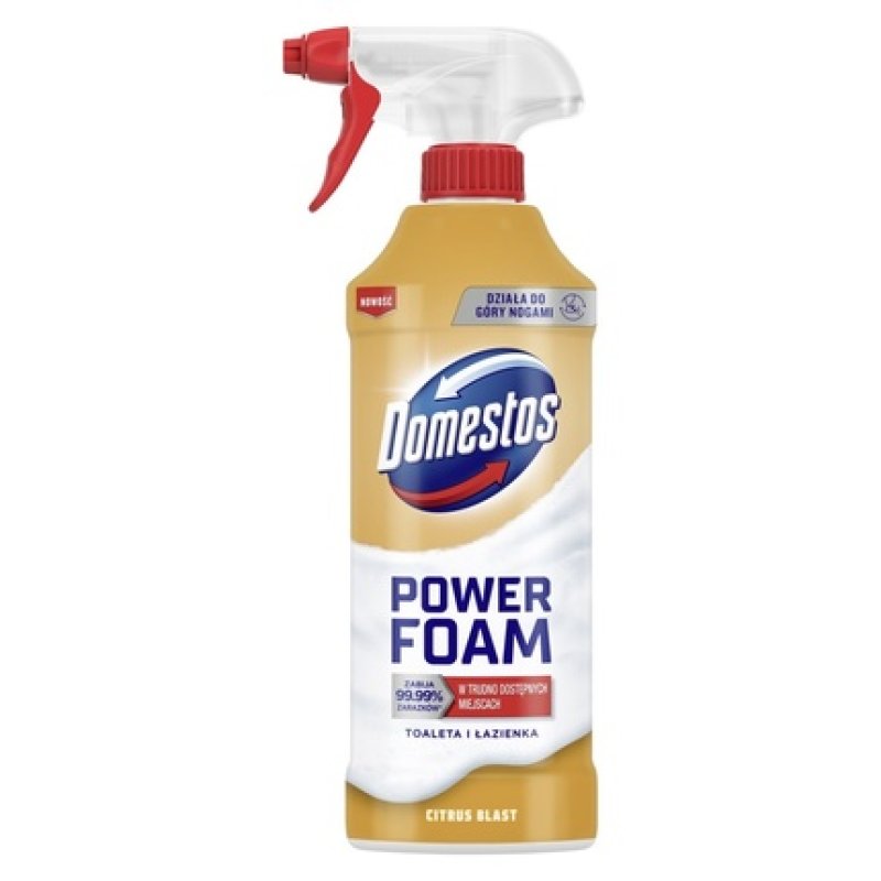 Unilever Domestos Power Foam Toilet Cleaner Citrus 435 Ml