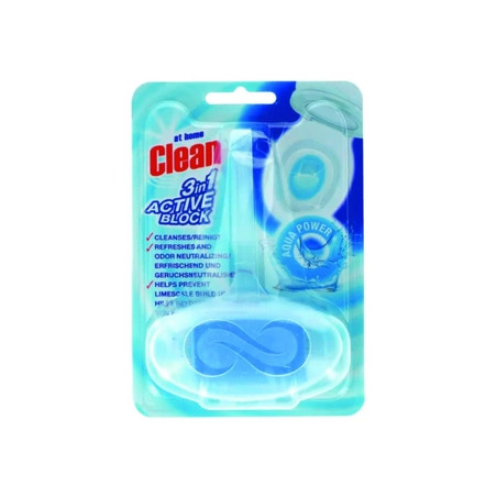 At Home Toilet Block 40g Clean 3 X Active Aqua Power