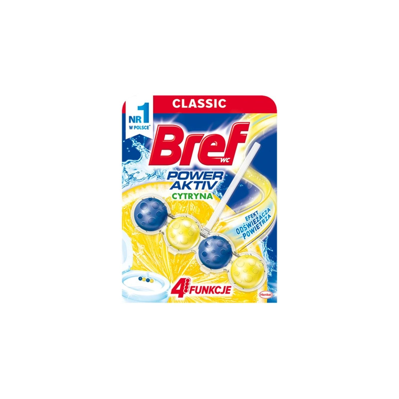 Bref Toilet Block Power Aktiv 50g Lemon