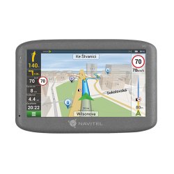 Navitel E501 navigateur Fixé 12,7 cm (5") TFT Écran tactile Gris