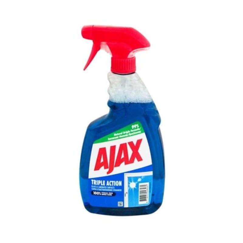 Ajax Ajax Glass Cleaner Spray 750ml Triple Action