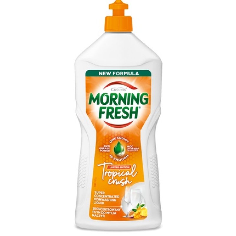 Sarantis Cussons Morning Fresh Concentrated Dishwashing Liquid Tropical 900 Ml