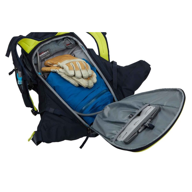 Thule 3610 Upslope 35L Removable Airbag 3.0 Ready Ski And Snowboard Backpack Lime Punch