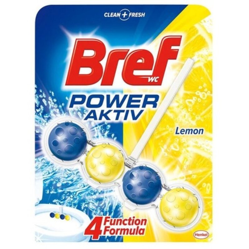Bref Wc Active 50g Lemon Toilet Cleaner