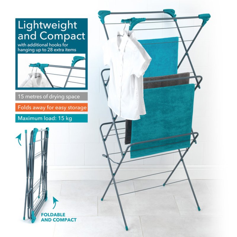 Beldray LA050397 Floor-standing rack Turquoise