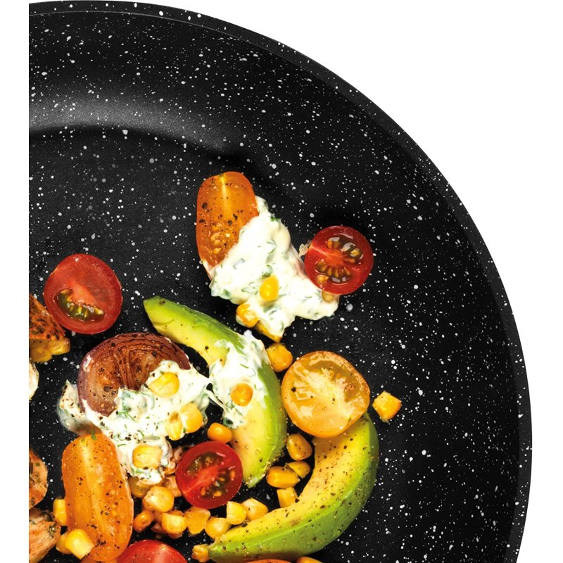 Russell Hobbs RH00490MOB 20&24CM MARBLE FRYPAN - BLACK