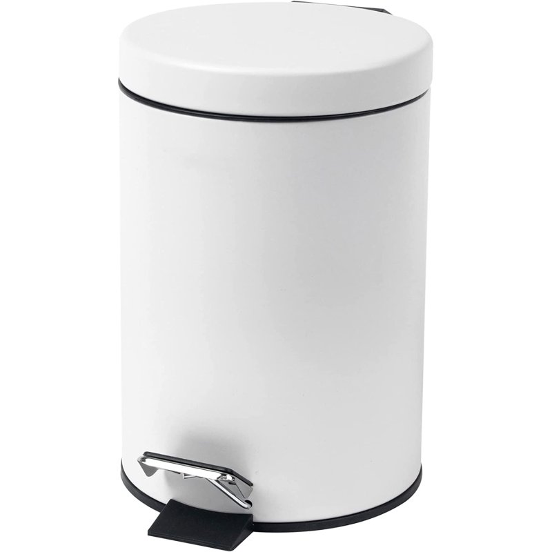 Beldray LA038098WHTAEU7 3 LITRE SOFT-CLOSE PEDAL BIN