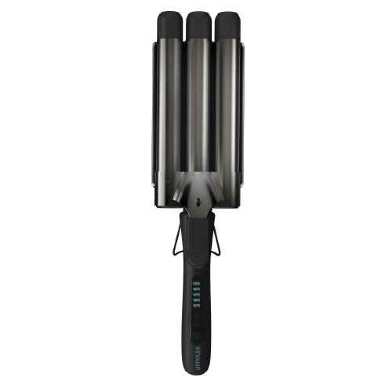 Revamp Progloss Deep Beach Waver Texturizing iron Warm Black 3 m
