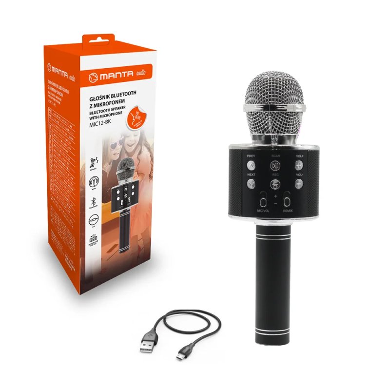 Manta MIC12-BK black