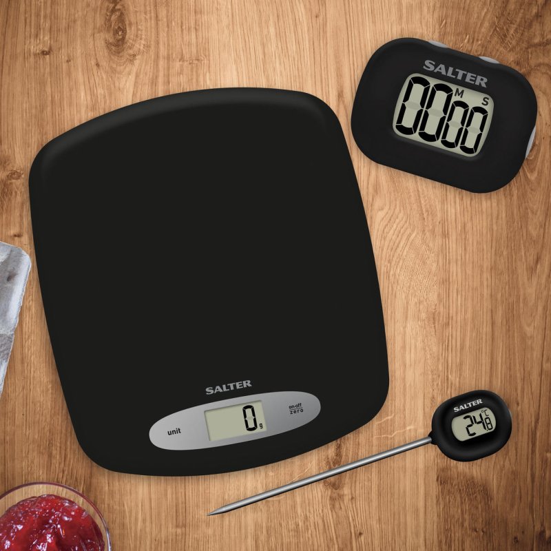 Salter 1008 GSBKXR kitchen scale Black Countertop Electronic kitchen scale